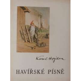 Havířské písně (umění, Příbram, ilustrace - reprodukce Karel Hojden)